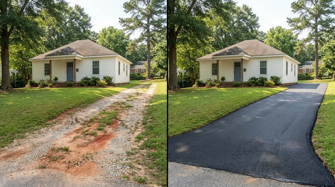 Result asphalt paving in Greenville - Greenville Asphalt Paving