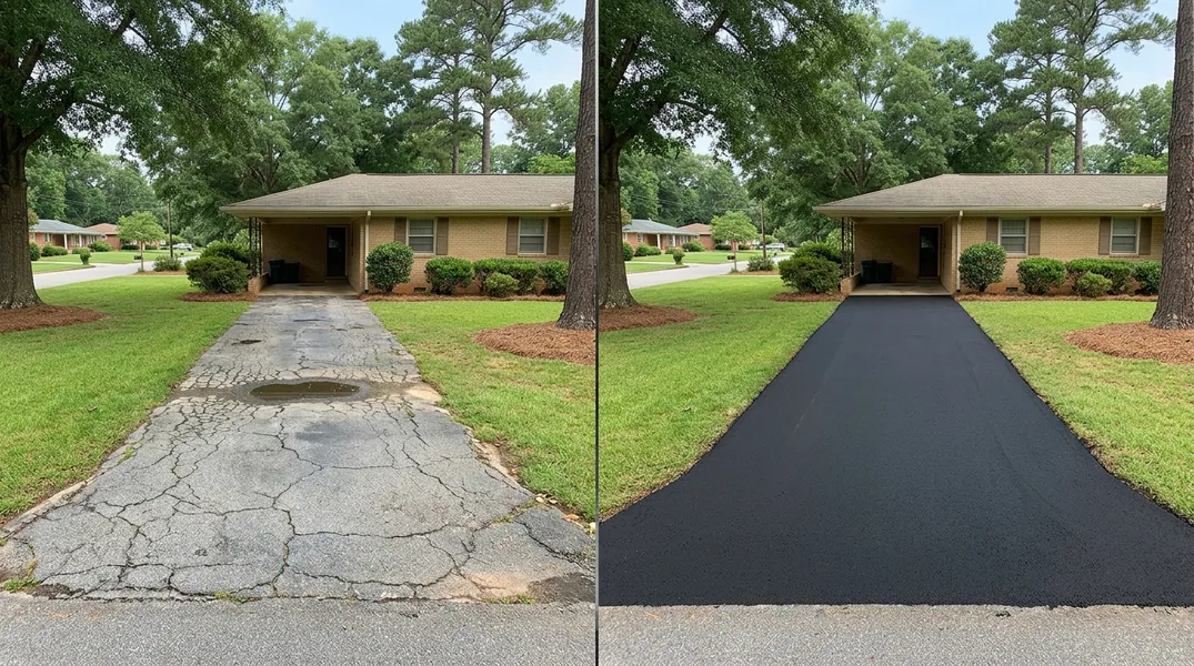 Result asphalt paving in Greenville - Greenville Asphalt Paving