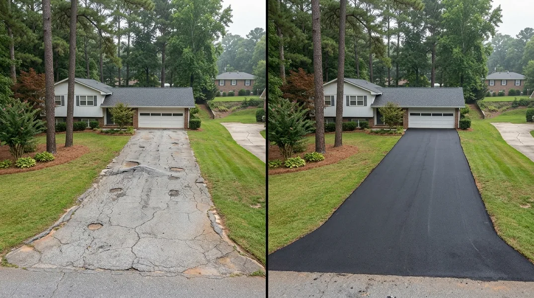 Result asphalt paving in Greenville - Greenville Asphalt Paving