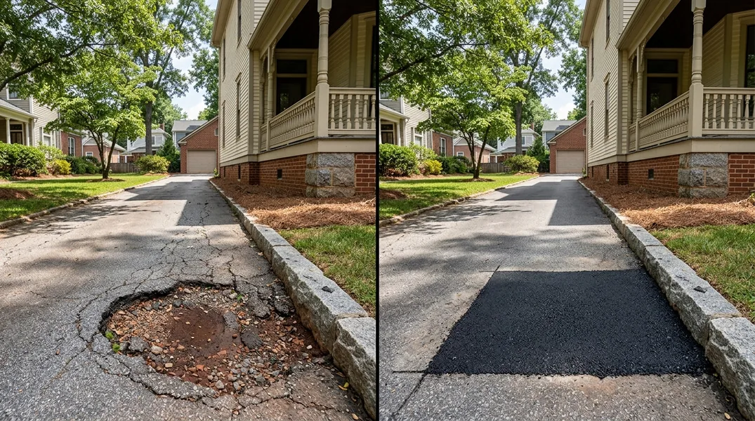 Result asphalt paving in Greenville - Greenville Asphalt Paving